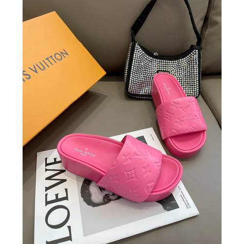 Designer Brand D Womens Original Quality 5cm Sole Slippers 2021SS DXS04