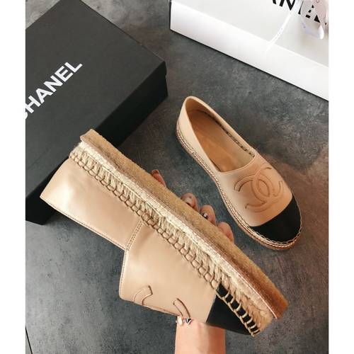 Designer Brand C Womens Original Quality Genuine Leather Espadrills 2021SS DXS04