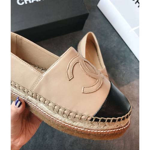 Designer Brand C Womens Original Quality Genuine Leather Espadrills 2021SS DXS04