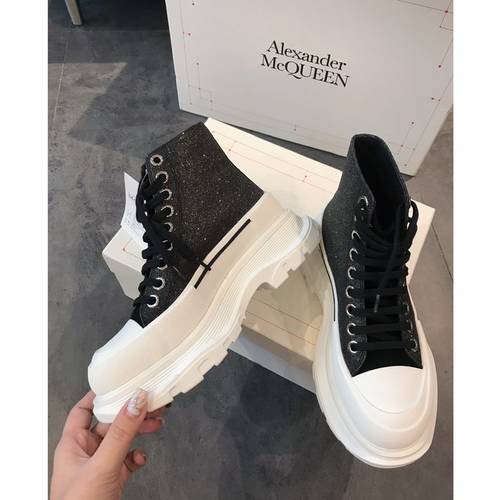 Designer Brand AMQ Womens Original Quality Genuine Leather High-Tops 2021SS DXS04