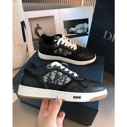 Designer Brand D Womens Original Quality Genuine Leather Sneakers 2021SS DXS04