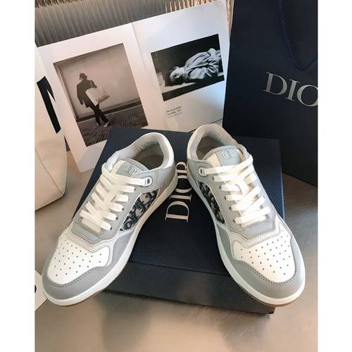 Designer Brand D Womens Original Quality Genuine Leather Sneakers 2021SS DXS04