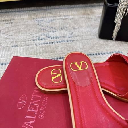 Designer Brand Val Womens Original Quality Genuine Leather Slippers 2021SS G106