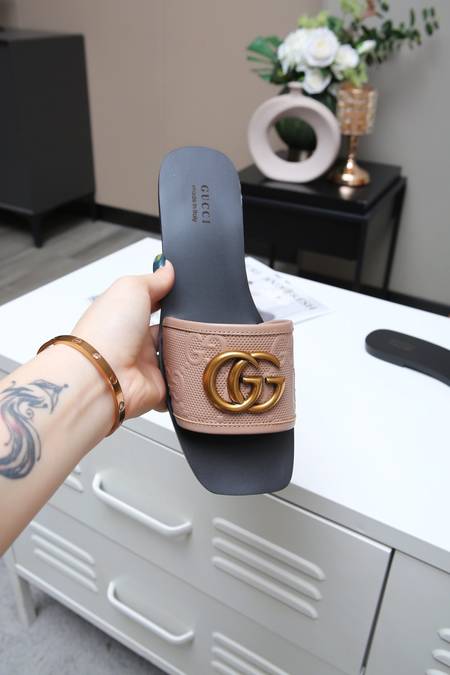 Designer Brand G Women and Mens High Quality Genuine Leather Slippers 2021SS G106