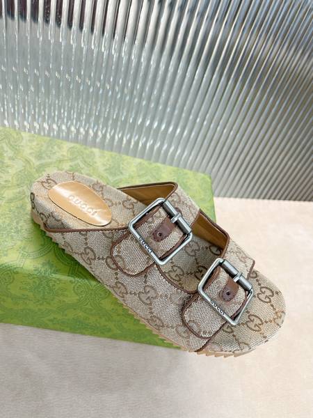 Designer Brand G Womens Original Quality Slippers Sheep Skin inside 2021SS G106