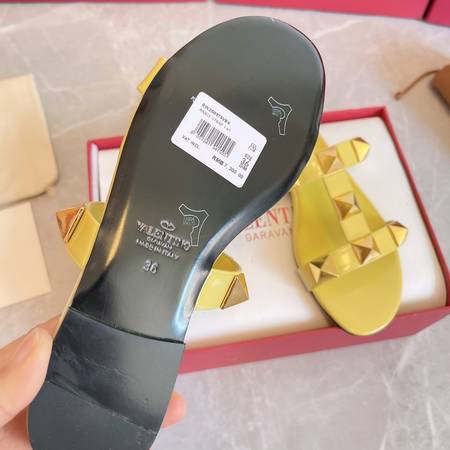 Designer Brand Val Womens Original Quality Genuine Leather Slippers 2021SS G106