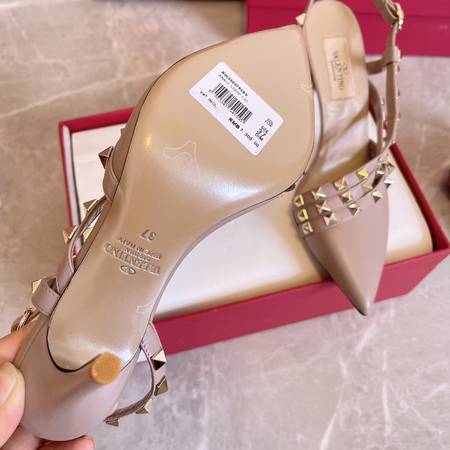 Designer Brand Val Womens Original Quality Genuine Leather 9cm Heeled Sandals 2021SS G106