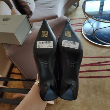 Designer Brand Blcg Womens Original Quality Genuine Leather 5.5cm Heeled Slippers 2021SS G106
