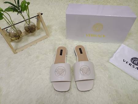 Designer Brand V Womens High Quality Genuine Leather Slippers 2021SS H307