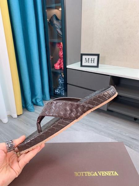 Designer Brand BV Mens High Quality Genuine Leather Slippers 2021FW TXB08M