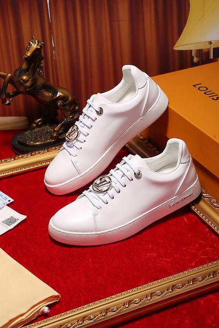 Designer Brand L Women and Mens High Quality Genuine Leather Sneakers 2022SS H801