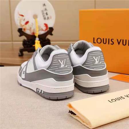 Designer Brand L Mens High Quality Genuine Leather Sneakers 2022SS H801