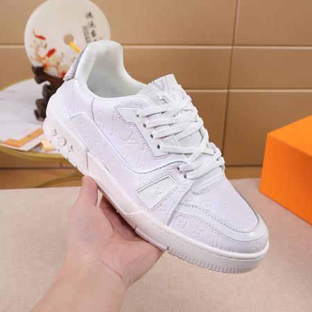 Designer Brand L Mens High Quality Genuine Leather Sneakers 2022SS H801