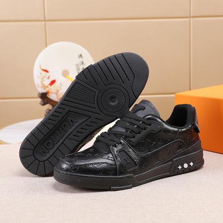 Designer Brand L Mens High Quality Genuine Leather Sneakers 2022SS H801