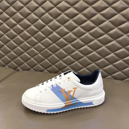 Designer Brand L Women and Mens High Quality Genuine Leather Sneakers 2022SS H801