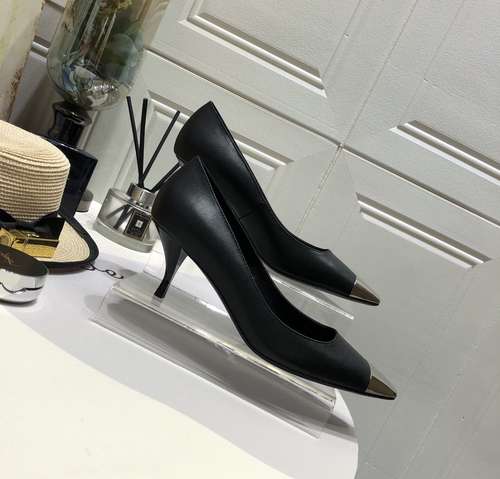 Designer Brand SL Womens Original Quality Genuine Leather 6cm High Heels 2022SS G107