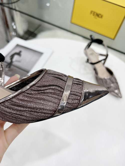 Designer Brand F Womens Original Quality 5.5cm Heeled Sandals 2022SS G107