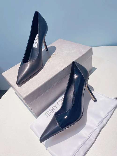 Designer Brand JC Womens Original Quality Genuine Leather 8cm High Heels 2022SS G107