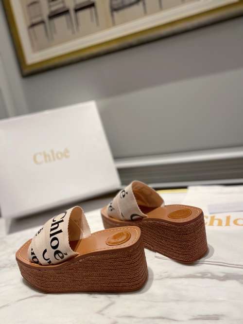 Designer Brand Chlo Womens Original Quality Wedge Slippers 2022SS G107