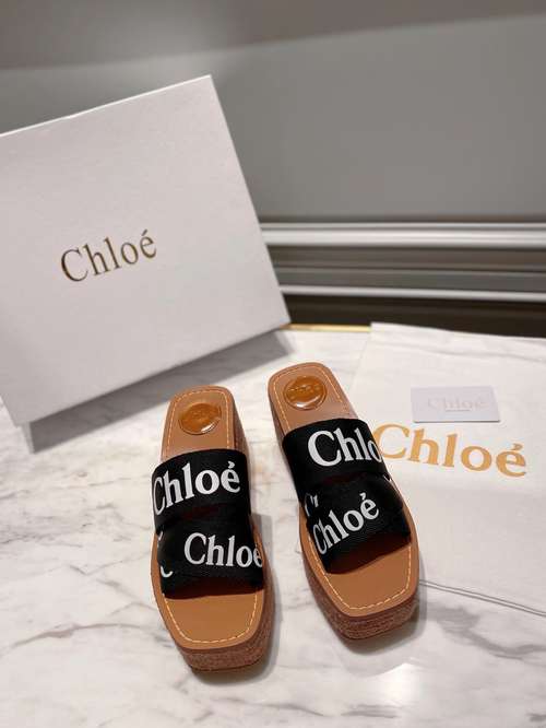 Designer Brand Chlo Womens Original Quality Wedge Slippers 2022SS G107