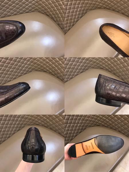 Designer Brand H Mens Original Quality Genuine Leather Shoes 2022SS TXBM002