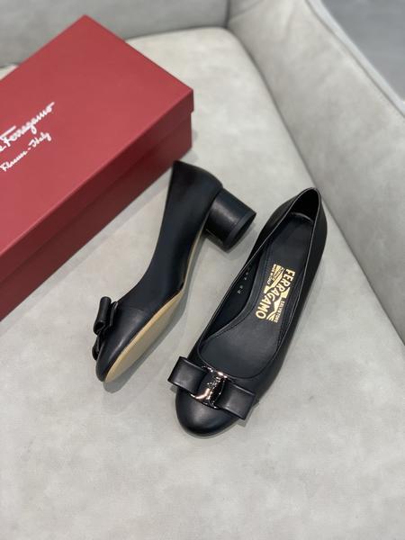 Designer Brand Frgm Womens High Quality Genuine Leather 4cm High Heeled Shoes 2022SS TXBW002