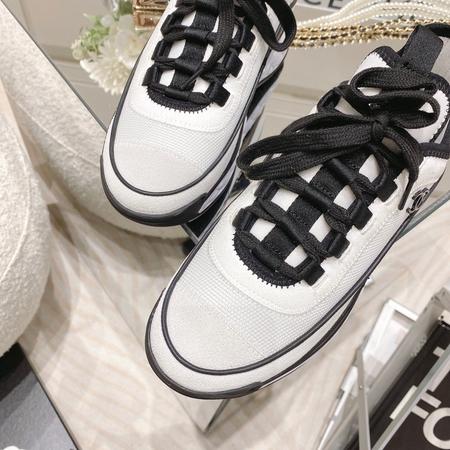 Designer Brand C Womens High Quality Genuine Leather Sneakers 2022SS TXBW002