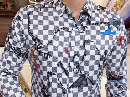 Designer Brand L Mens High Quality Long Sleeves Shirts 2022SS D903