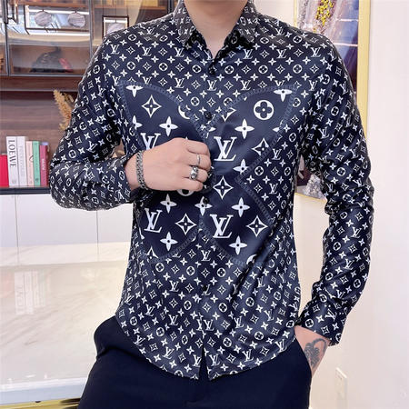 Designer Brand L Mens High Quality Long Sleeves Shirts 2022SS D903