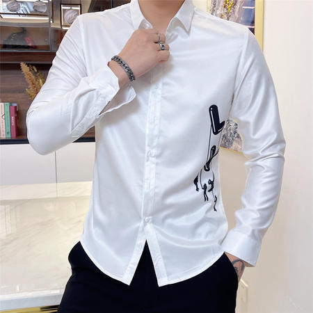 Designer Brand L Mens High Quality Long Sleeves Shirts 2022SS D903