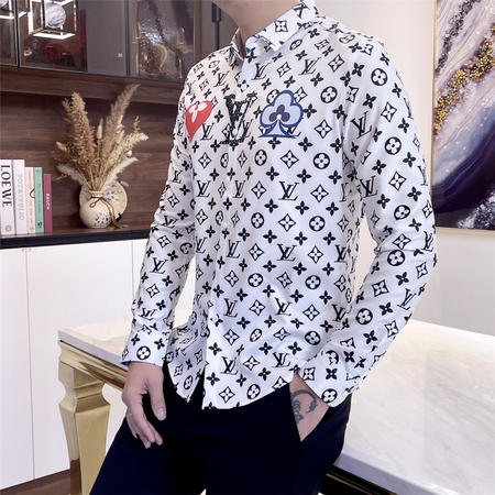 Designer Brand L Mens High Quality Long Sleeves Shirts 2022SS D903