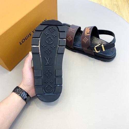 Designer Brand L Mens Original Quality Sandals Calf Leather Lining 2022SS G904