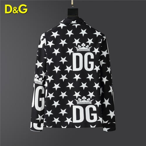 Designer Brand DG Mens High Quality Long Sleeves Shirts 2022FW D1007