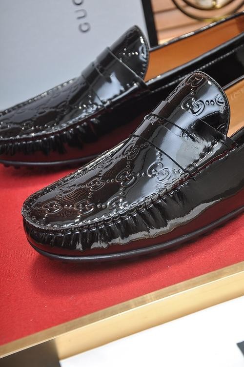 Designer Brand G Mens High Quality Genuine Leather Loafers 2022FW TXBM07