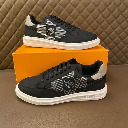 Designer Brand L Mens High Quality Genuine Leather Sneakers 2022FW TXBM07