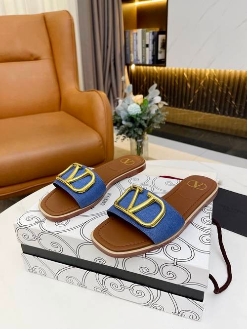 Design Brand Val High Quality Women Sandals Slippers Custom made 2023SS03