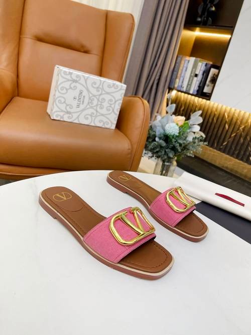 Design Brand Val High Quality Women Sandals Slippers Custom made 2023SS03