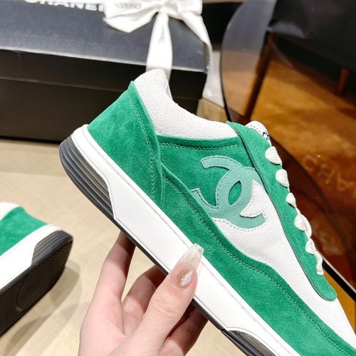 Design Brand C Womens High Quality Genuine Leahther Sneakers 2023SS TXBW02