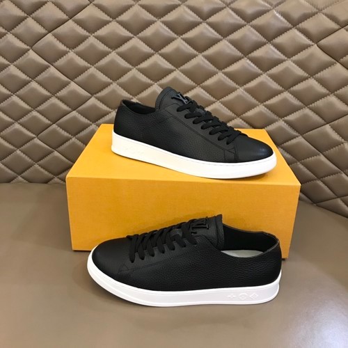 Design Brand L Mens High Quality Genuine Leather Sneakers 2023SS H303