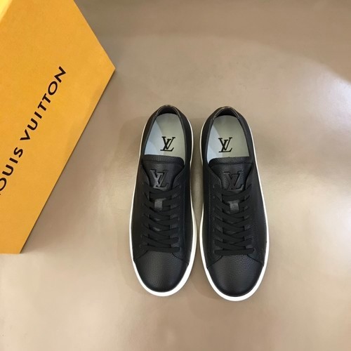 Design Brand L Mens High Quality Genuine Leather Sneakers 2023SS H303