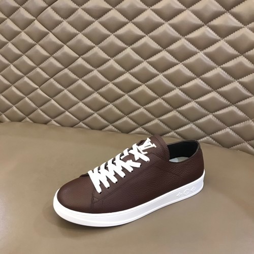 Design Brand L Mens High Quality Genuine Leather Sneakers 2023SS H303