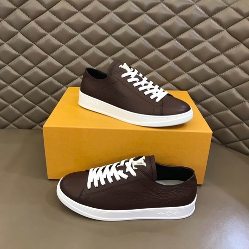 Design Brand L Mens High Quality Genuine Leather Sneakers 2023SS H303