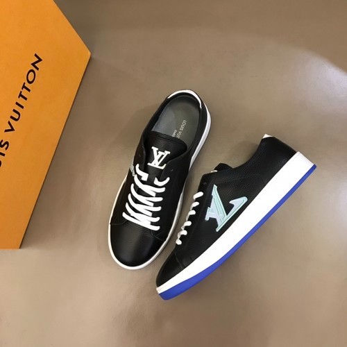 Design Brand L Mens High Quality Genuine Leather Sneakers 2023SS H303