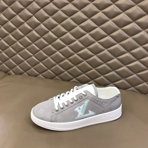 Design Brand L Mens High Quality Genuine Leather Sneakers 2023SS H303