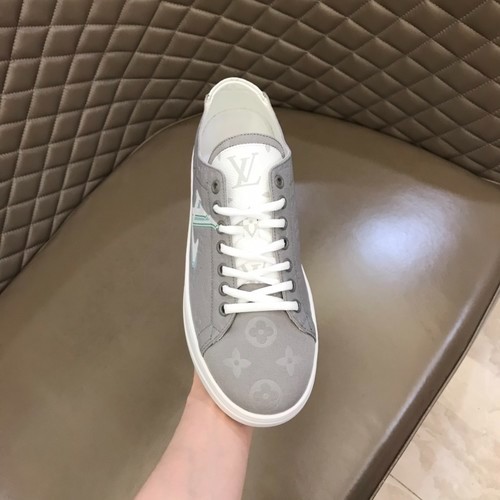 Design Brand L Mens High Quality Genuine Leather Sneakers 2023SS H303