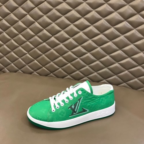 Design Brand L Mens High Quality Genuine Leather Sneakers 2023SS H303