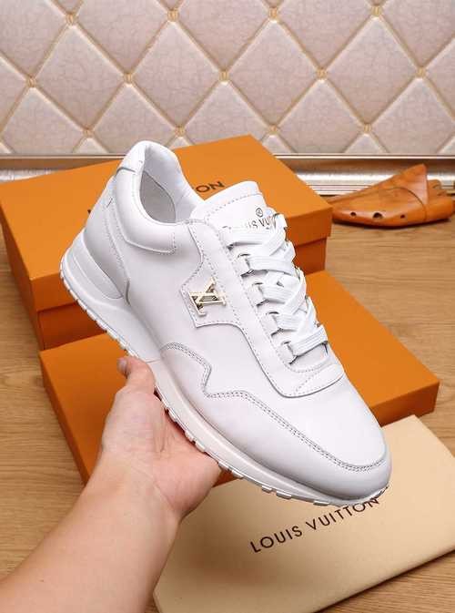 Design Brand L Mens High Quality Genuine Leather Sneakers 2023SS H303