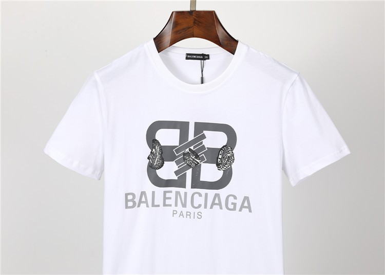 Design Brand Blcg Mens High Quality Short Sleeves T-Shirts 2023SS D303