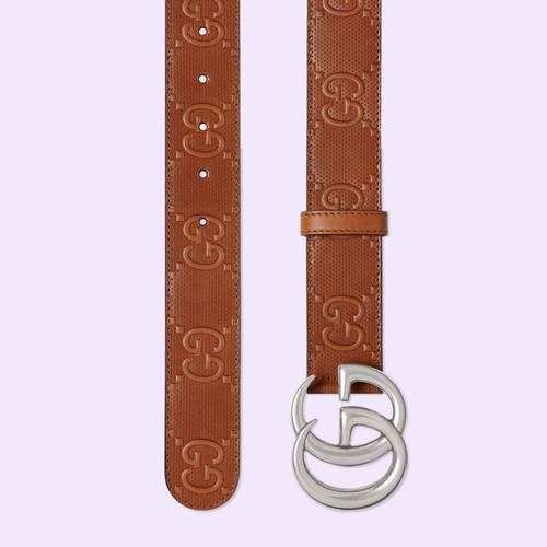 Design Brand G Original Quality Genuine Leather W3.8cm Belts 2023SS M304