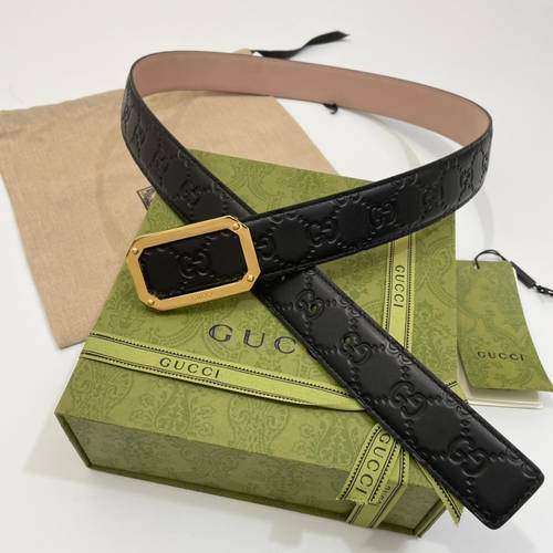 Design Brand G Original Quality Genuine Leather W3.8cm Belts 2023SS M304